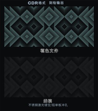 不銹鋼激光鏤空?qǐng)A點(diǎn)花紋