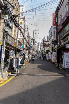 韩国首尔城市街景