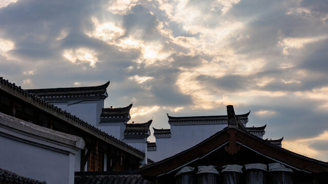 常德河街风光小景