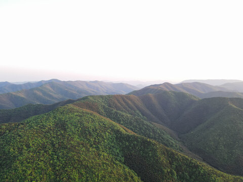 航拍山麓