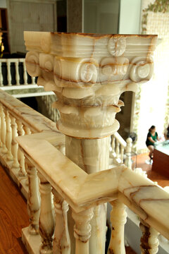 罗马柱头石柱装饰柱石材工艺
