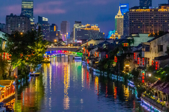 无锡南长街HDR夜景