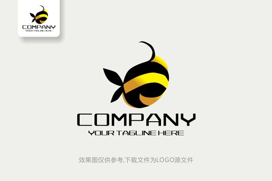 蜜蜂蜂蜜蜂王浆保健品logo