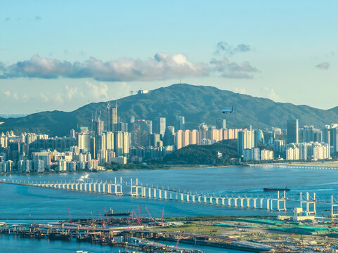 珠海横琴澳门城市地标