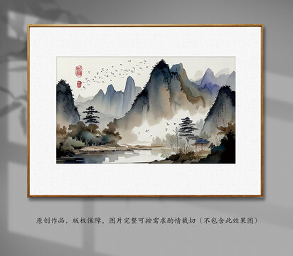 新中式國風(fēng)裝飾畫