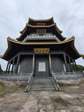 江南三大名寺金粟寺大悲阁