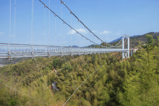 建瓯云际山玻璃桥景点