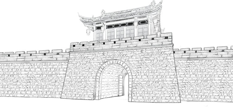 漢代古城樓