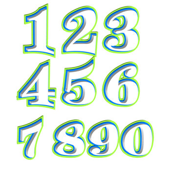 立體宋數(shù)字