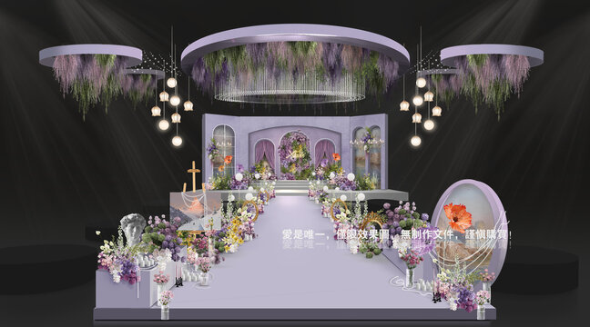 紫色花园婚礼宴会厅
