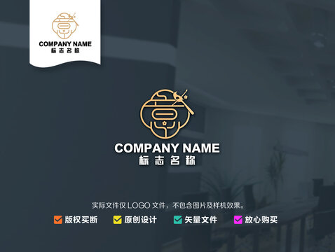 意婚庆logo