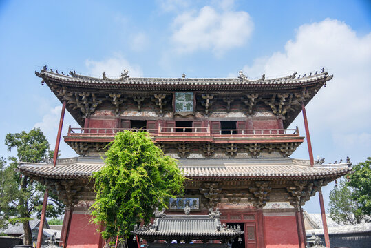 天津独乐寺历史建筑景观