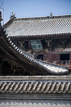 天津独乐寺历史建筑景观