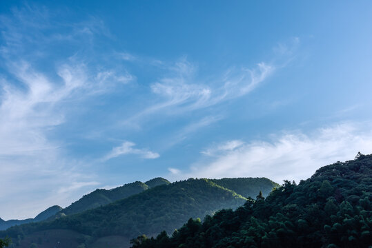 中国安徽皖南川藏线自然风光