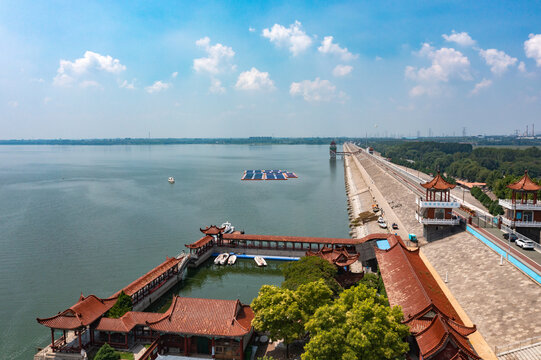 长治市漳泽水库湿地公园风光