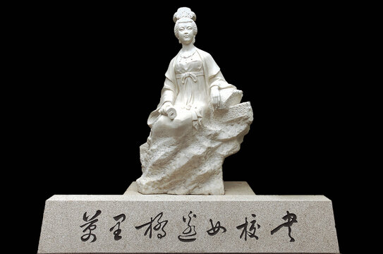 漢白玉薛濤塑像
