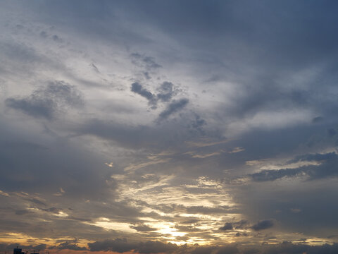 晚霞天空