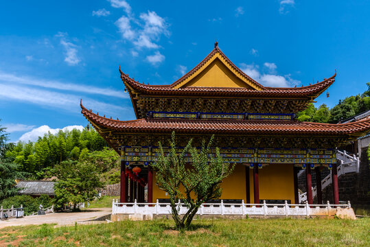 中国安徽宣城惠云禅寺古建筑