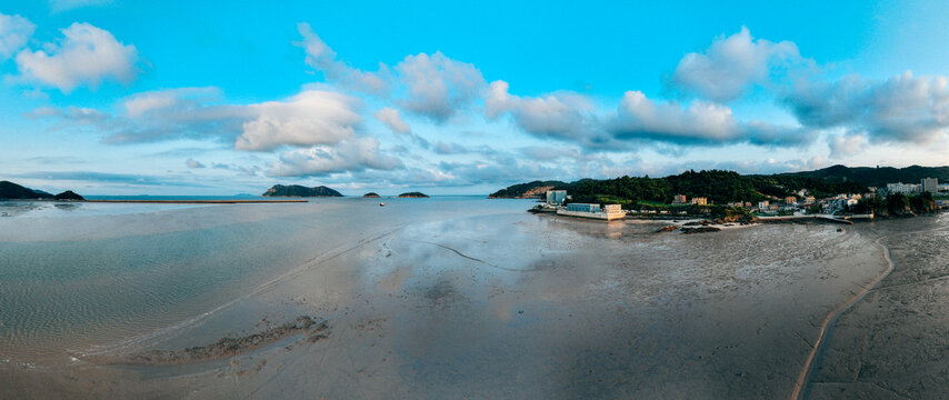 洞头岛海岸线全景