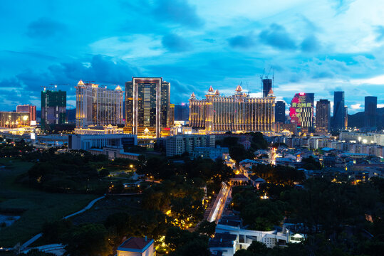 澳门威尼斯夜景