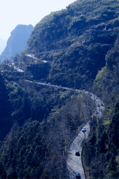 湖南湘西矮寨公路