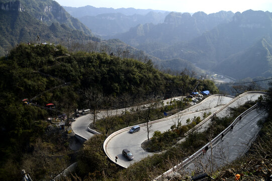 湖南湘西矮寨公路