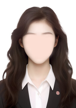 女性学院证件照换脸换装模板