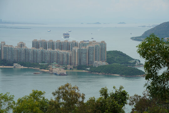 香港大屿山高密度小区