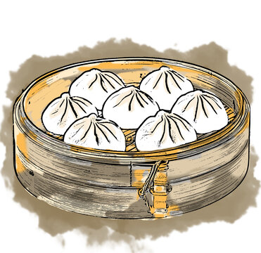 湯包插畫