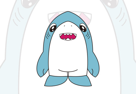 鯊魚動物卡通公司IP形象