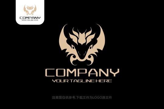 龙logo标志设计