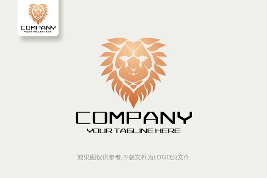 狮王头像logo商标