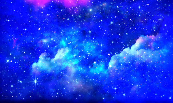 藍(lán)色夢幻星空