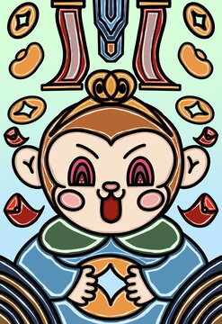 國(guó)潮猴子