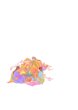 交談