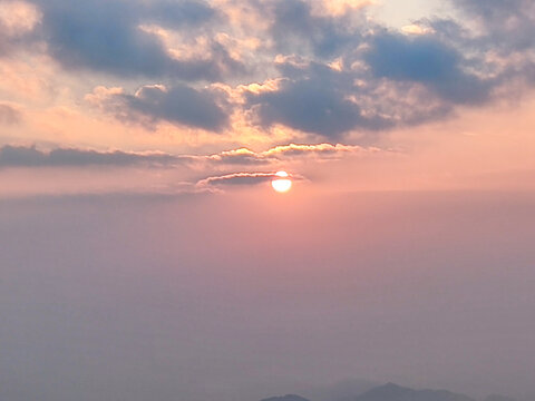 山东泰山日出