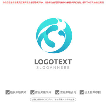水滴茶葉標(biāo)志logo