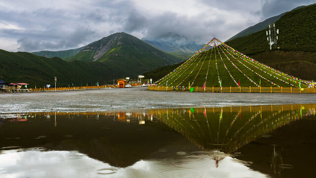 门源达坂山观景台