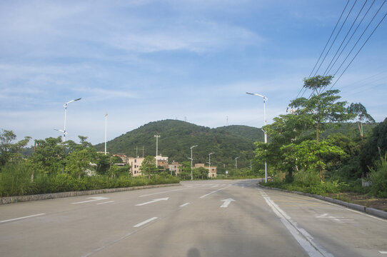 乡村公路水泥道路