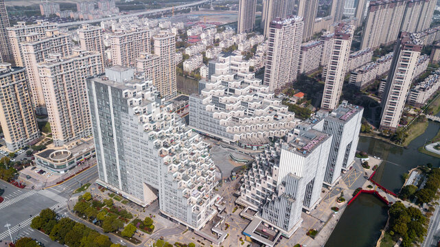 苏州昆山游站未来城建筑风景