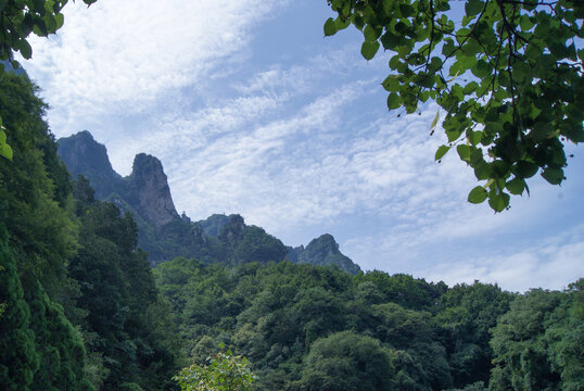 五老峰山景