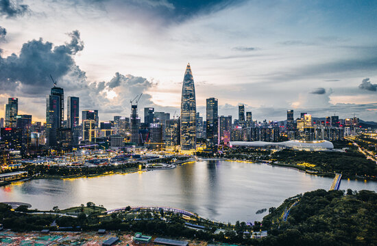 深圳湾全景