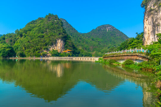 柳州龙潭公园山水风光