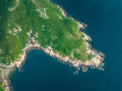 江门上川岛海岸线风景