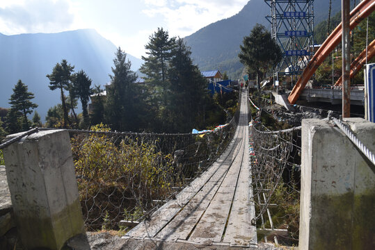 西藏吊桥