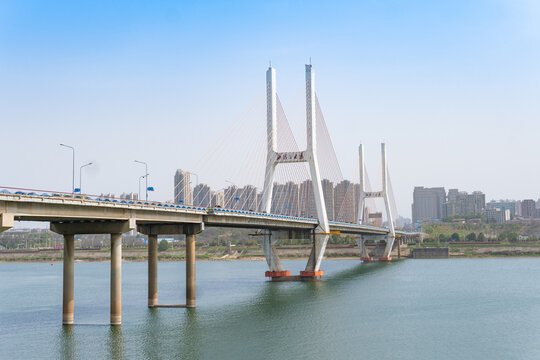 航拍湖南湘潭市城市風(fēng)光