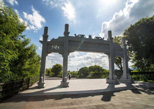 广东肇庆羚羊峡古道牌坊风景区