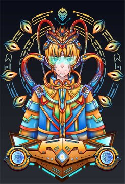 賽博朋克元宇宙十二生肖之申猴