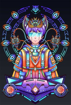 賽博朋克元宇宙十二生肖之亥豬