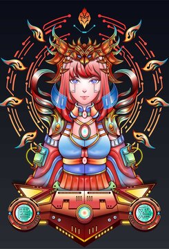 賽博朋克元宇宙十二生肖之酉雞